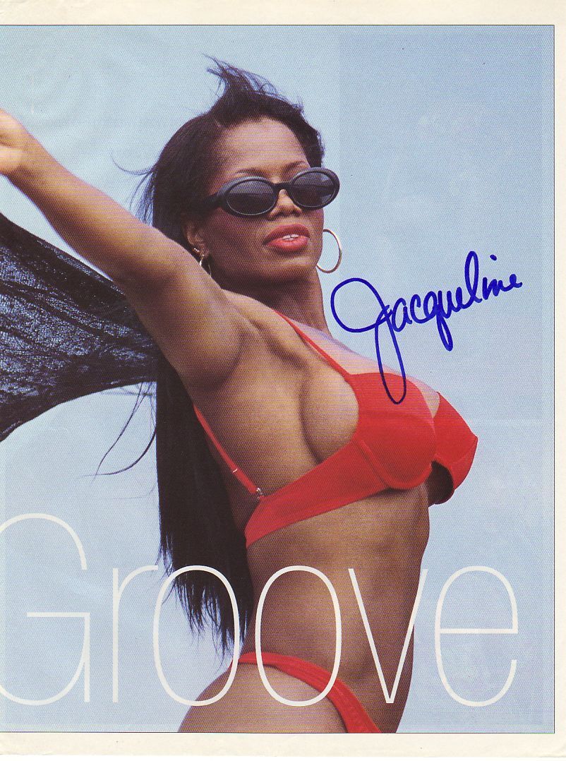 WWE WWF JACQUELINE SEXY AUTOGRAPHED HAND SIGNED 8X10 Photo Poster painting WRESTLING PICTURE