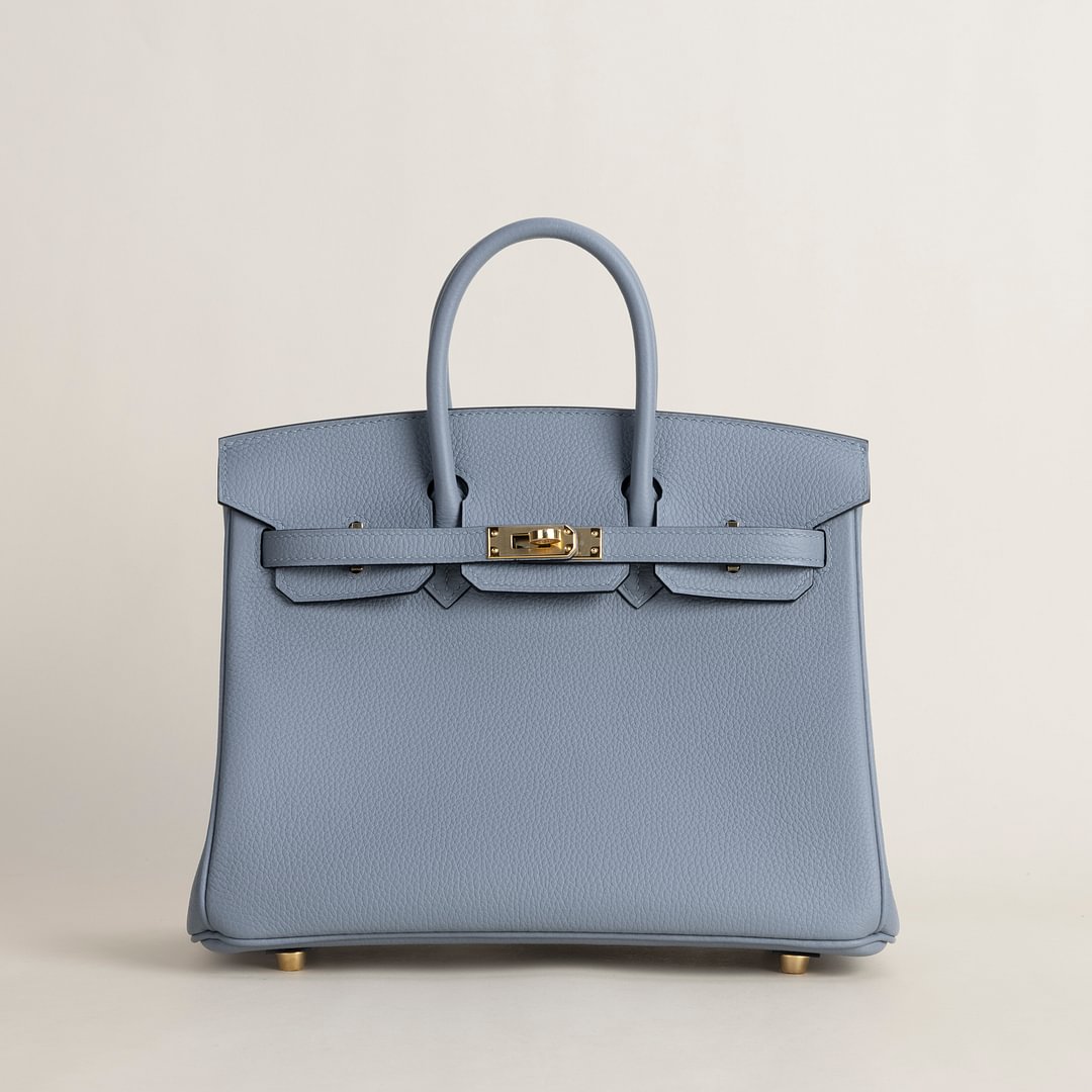 Birkin 25cm Togo J7 Blue Lin GHW