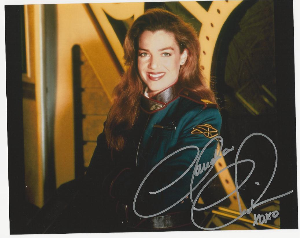 Claudia Christian - Babylon 5 signed Photo Poster painting