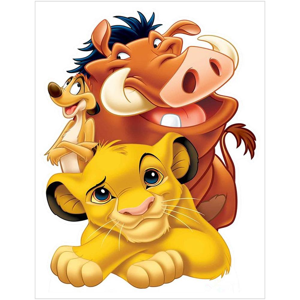 

40*50CM - The Lion King - Round Drill Diamond Painting, 501 Original