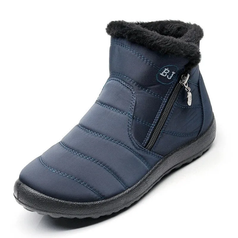 Plus Size 43 Women Boots Waterproof Snow Boots Female Thick Plush Winter Boots Women Warm Ankle Botas Mujer Winter Shoes Woman