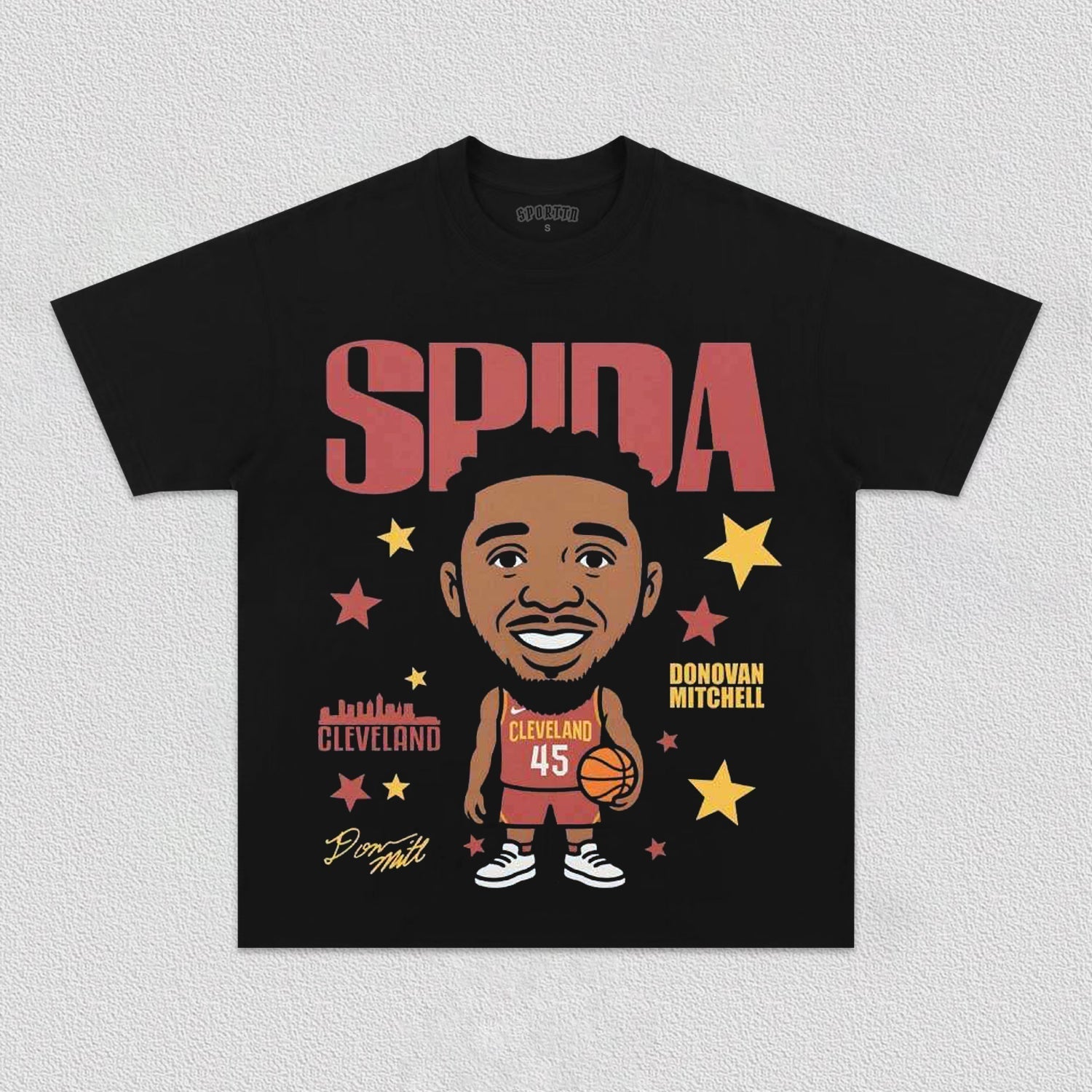 DONOVAN MITCHELL CARTOON TEE