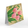 8pcs-Flower-Diamond cartes de vœux