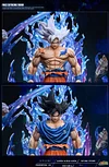 1/6 Scale Ultra Instinct Son Goku with LED - Dragon Ball Resin Statue - QiYuan Collectibles Studio