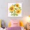 Sunflower - 9CT Partial Beaded Cross Stitch Kit(19x19cm)
