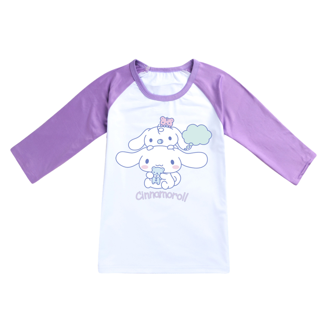 Cinnamoroll Kids Short Sleeve T-Shirt for Boys and Girls - Cute Cartoon Design 3490 -Mayoulove