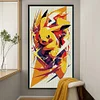 Lightning Pikachu-11CT Stamped Cross Stitch 35*60cm/13.78*23.62in(Big Size)