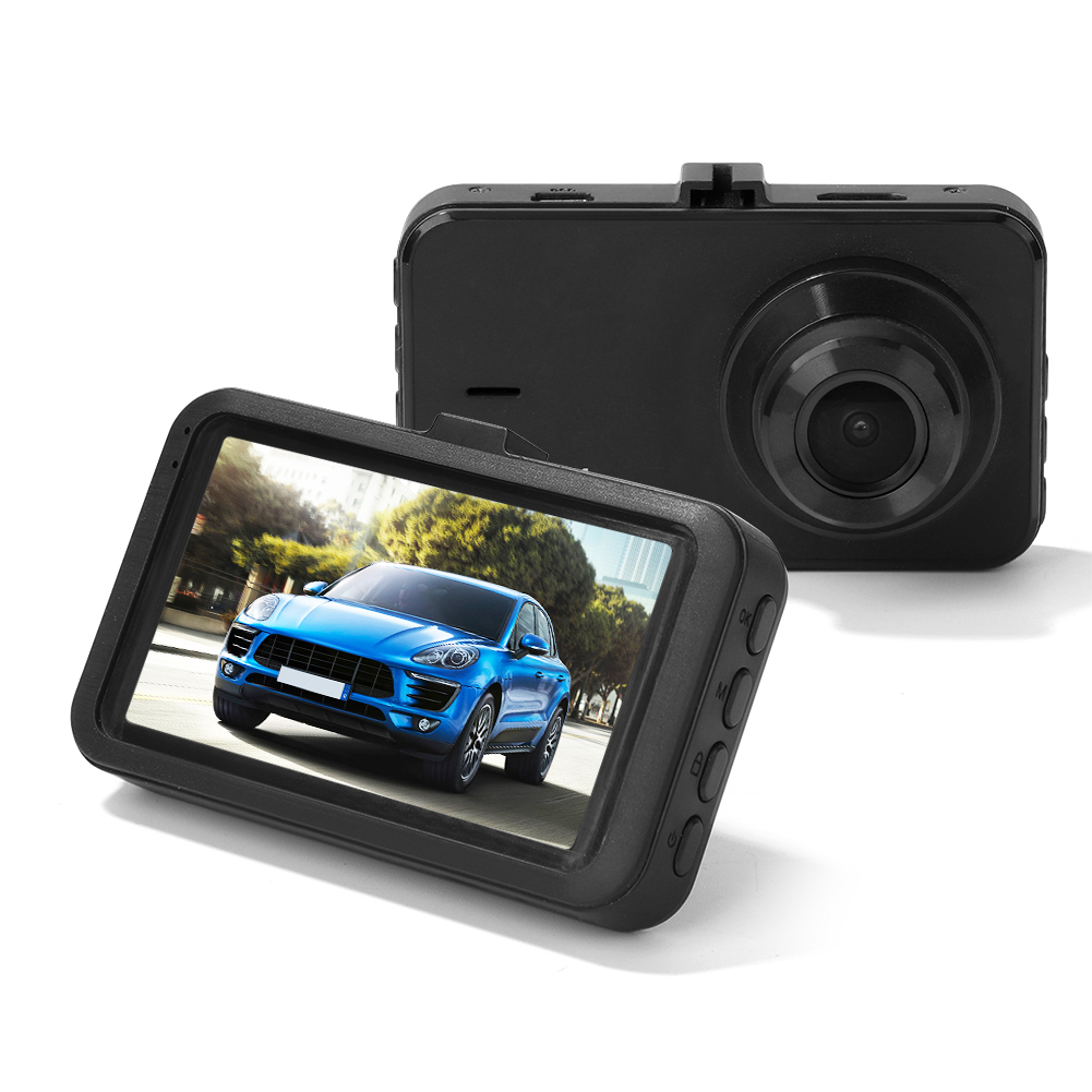 

1080P HD Dash Cam 3 inch IPS Display Zinc Alloy Housing Driving Recorder, Single record, 501 Original