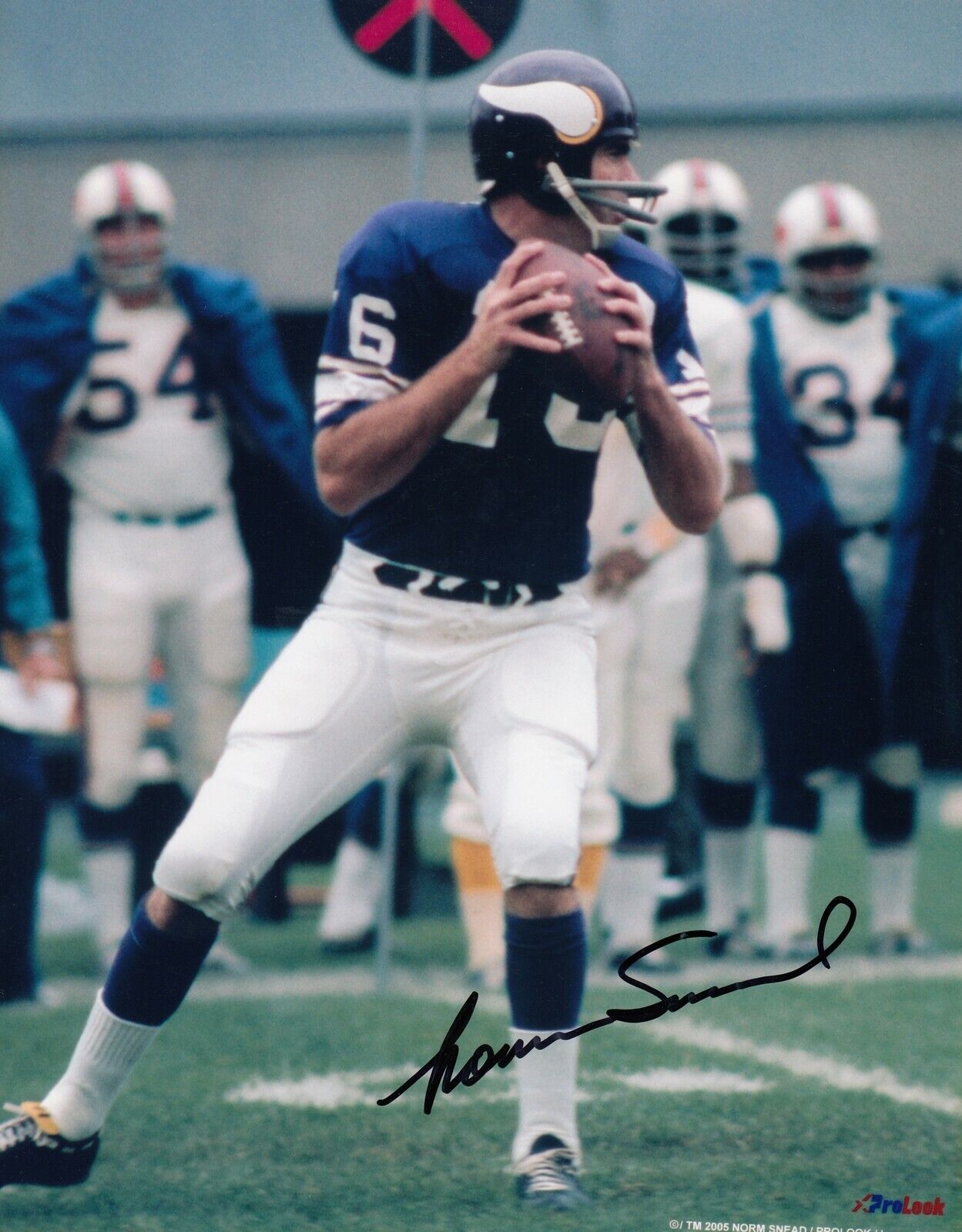 Norm Snead #0 8x10 Signed Photo Poster painting w/ COA Minnesota Vikings 031719