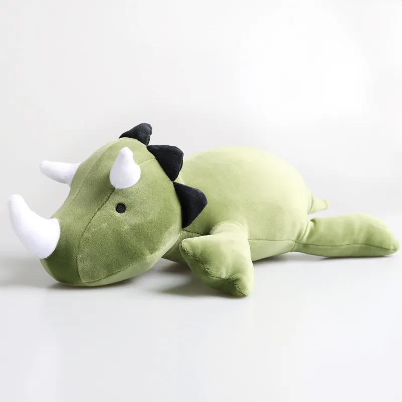 Green Dino Weighted Plush Doll