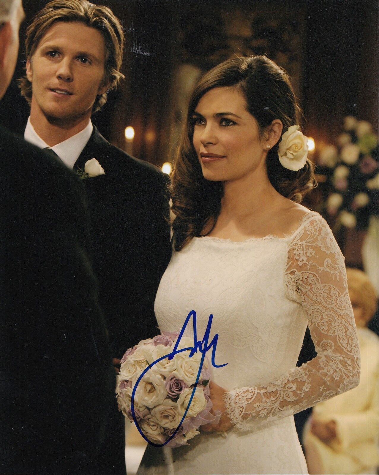 THAD LUCKINBILL signed (THE YOUNG AND THE RESTLESS) 8X10 Photo Poster painting *PROOF* W/COA #2