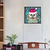 Diamond Painting -5D Full Round Drill Christmas Owl