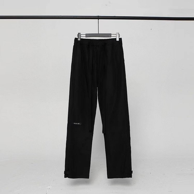 Fog Essentials Pants Autumn and Winter Fog Season 6 Velcro Tooling Ribbon Casual Trousers for Men and Women