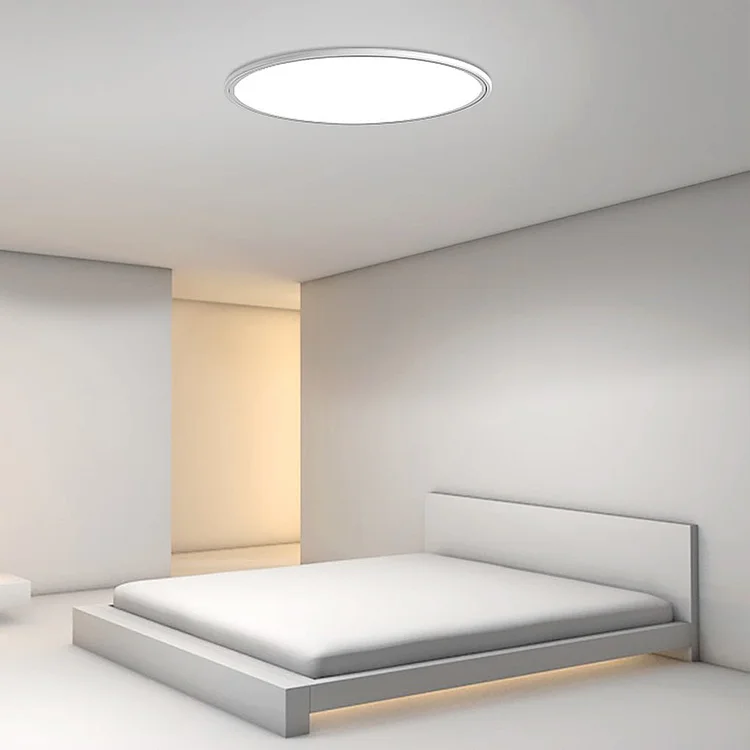 30'' Round LED Ultrathin Flush Mount Modern Lighting with Remote Control - Appledas