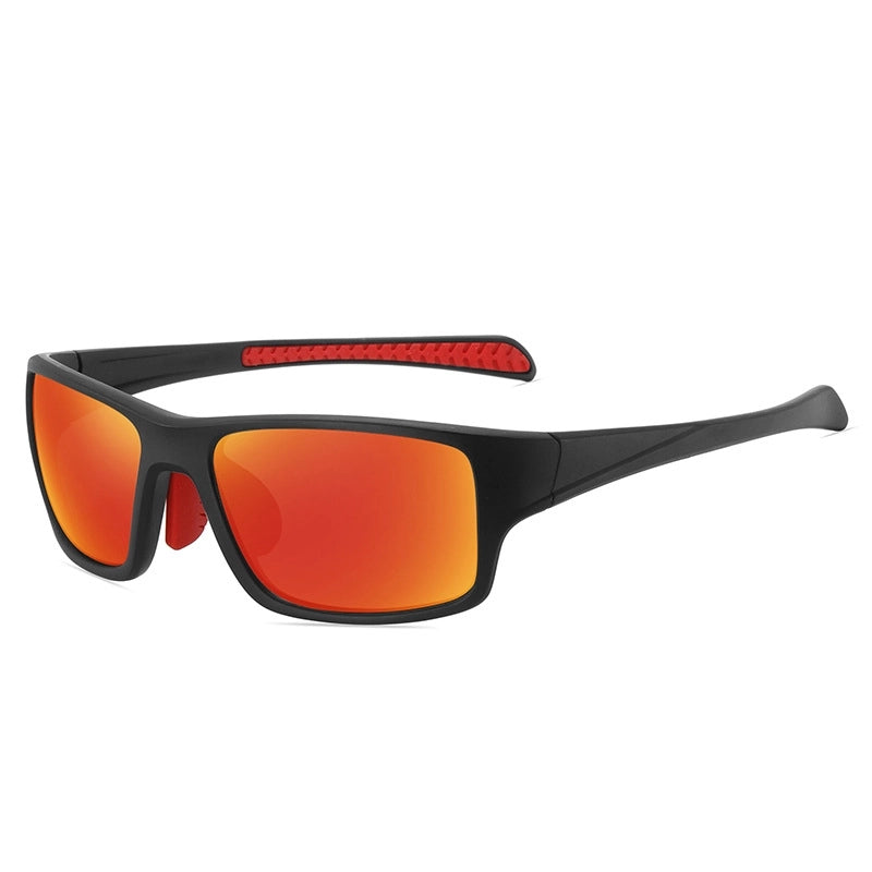 Original Design Solid Color Tac Square Full Frame Sports Sunglasses