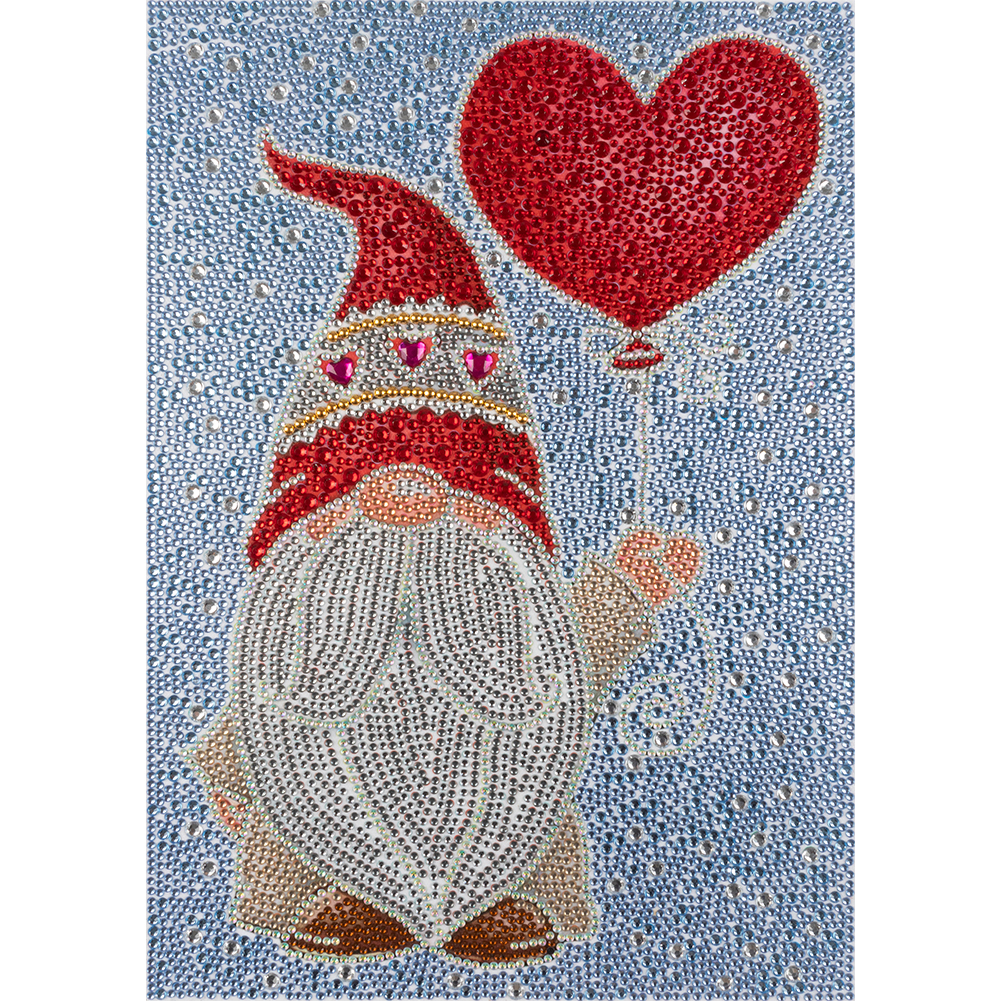 

Loving Gnome - Crystal Special Shaped Diamond Painting - 30*40CM, 501 Original