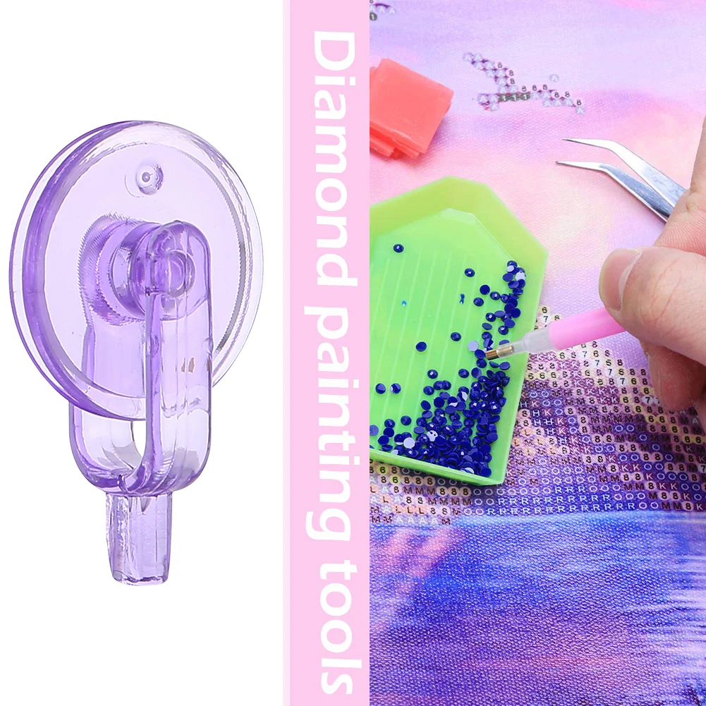 Resin 5D Diamond Painting Pen Kit with 5 Drill Pen Picking Heads and 1 Glue Clay