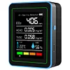 5-in-1 Air Quality Monitor CO2 Detector USB Charging Portable for Indoor Outdoor