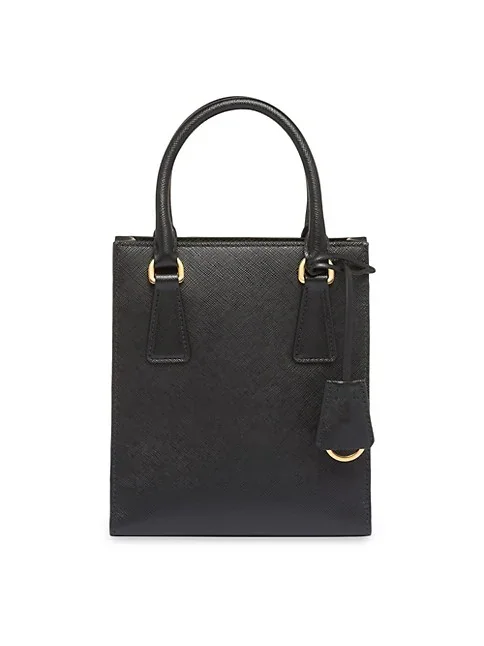 Prada Saffiano Leather Handbag black