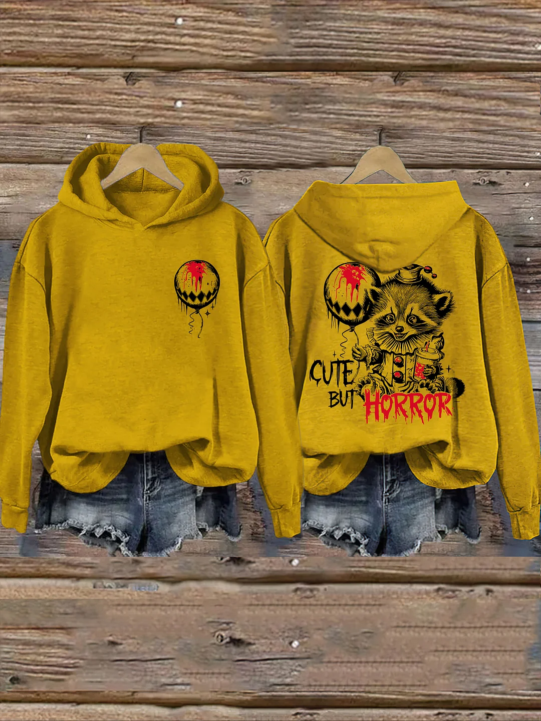 Cute But Horror Halloween Hoodie