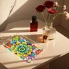 Acrylic Special Shaped Mandala Pattern 5D Diamond Painting Tray Art Craft Decor