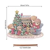 Diamond Painting Wooden Christmas Precious Moment Doll Desktop Decor Ornaments For Christmas Gifts