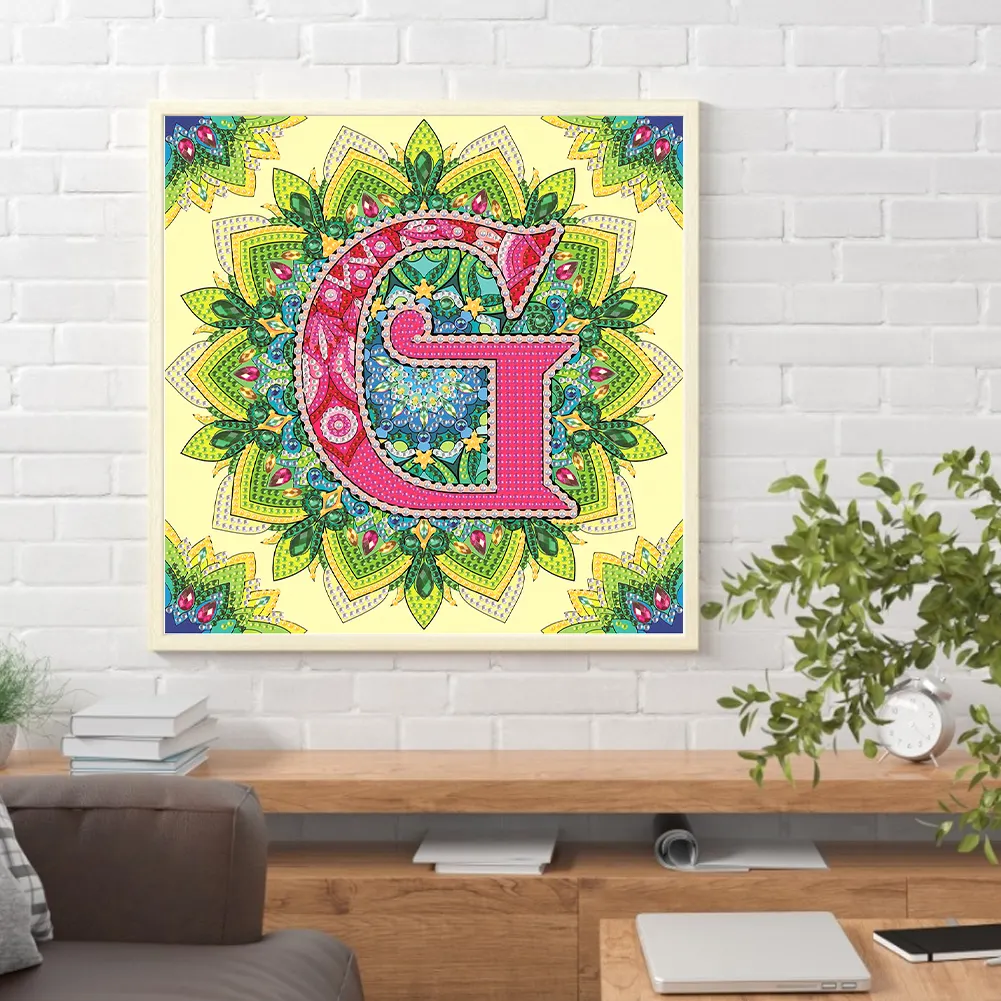 Diamond Painting - Partial Special Shaped Drill - Datura G(30*30cm)
