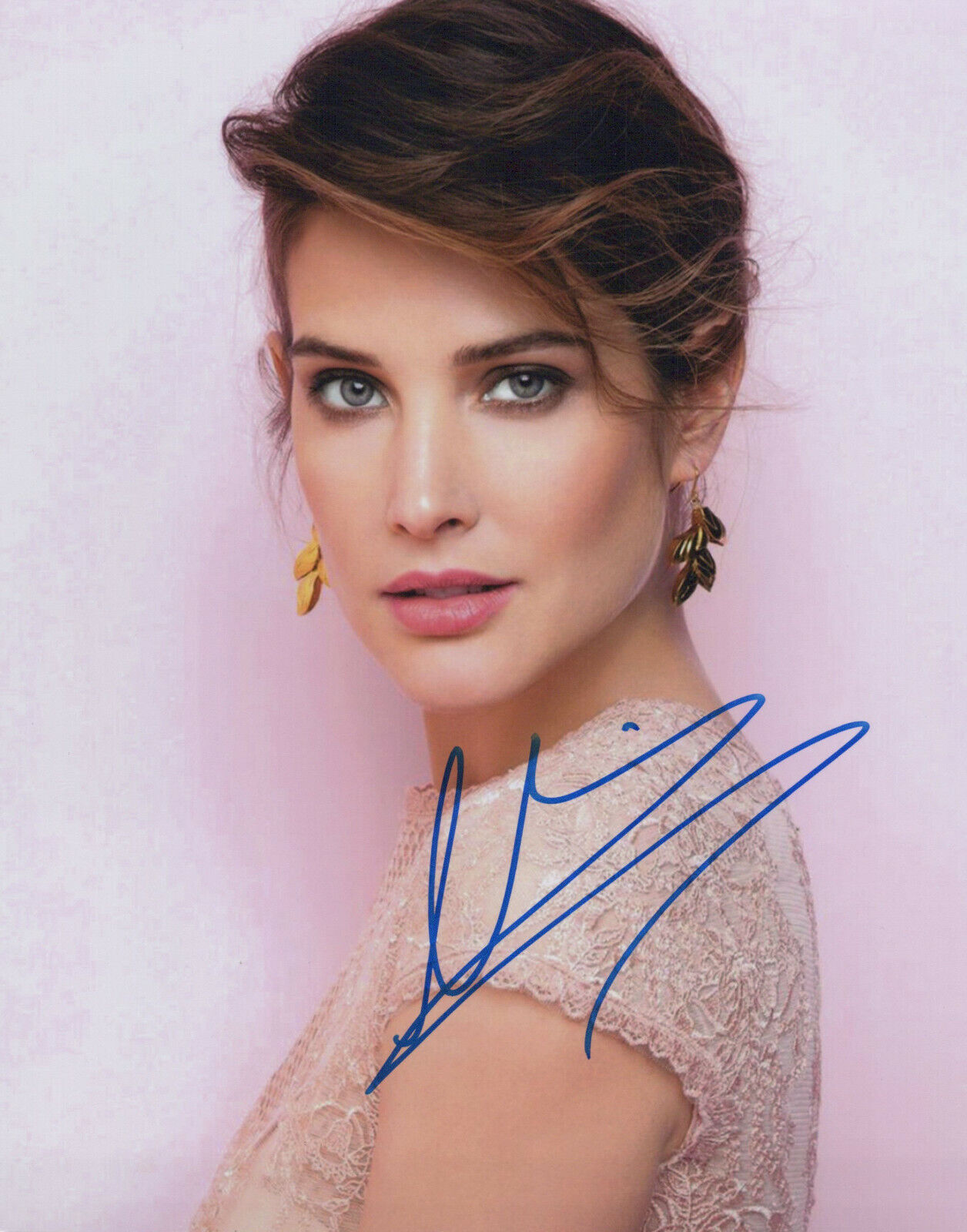 Cobie Smulders signed 8x10 Photo Poster painting