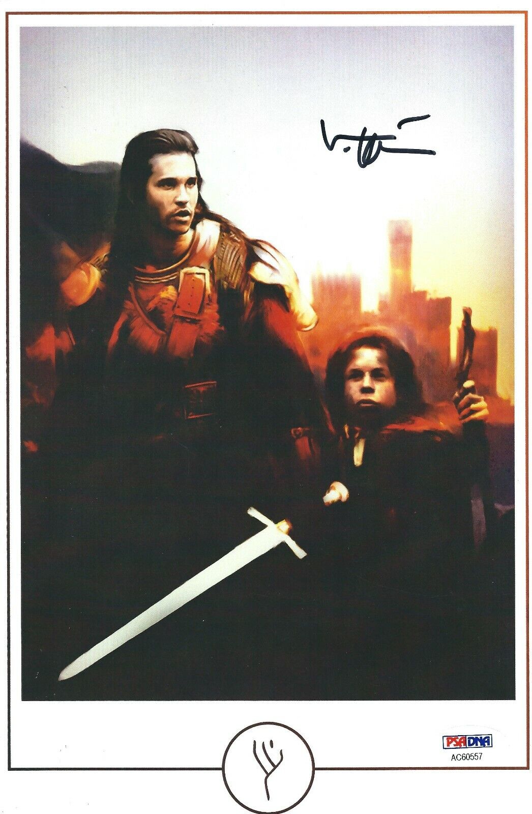 Val Kilmer Signed 'Willow' 6x10 Photo Poster painting *Madmartigan PSA AC60557