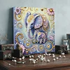 Framed Diamond Painting - Special Shaped - Elephant (25x25cm)
