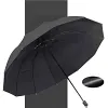 💥☔Grand Parapluie Pliable R&eacute;sistant au Vent &agrave; 12 Baleines