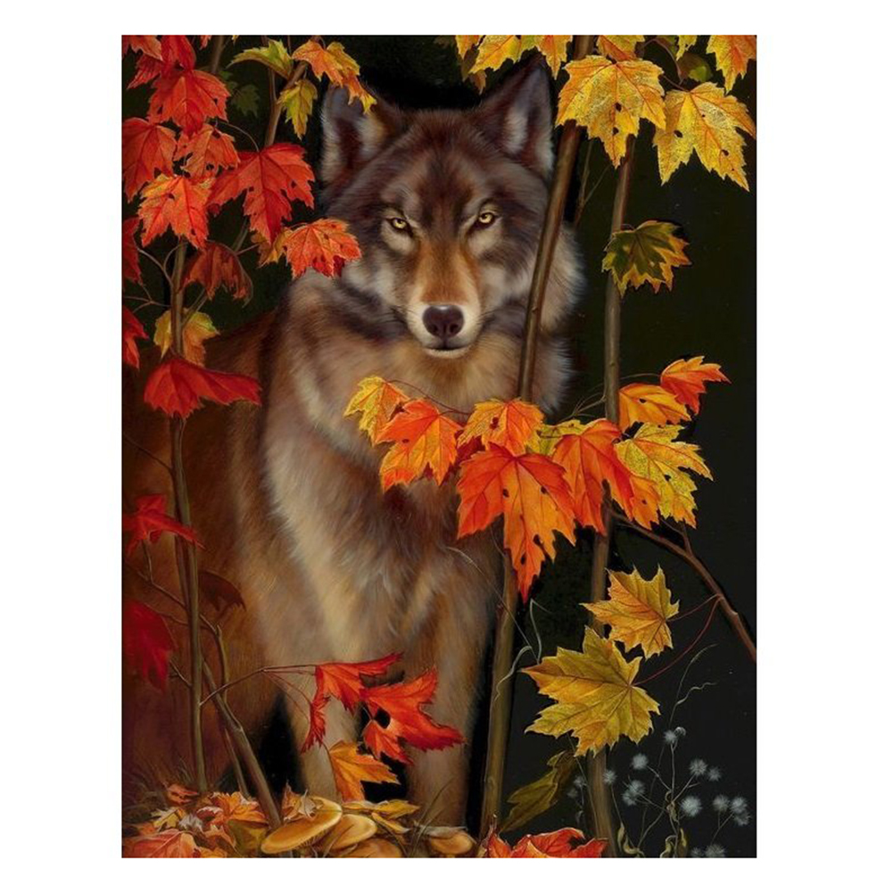 Wolf-Paint by Numbers-30*40cm/40*50cm
