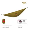Outdoor Swing Hammock, Parachute Fabric, Camping Anti-Rollover Portable Straps, Portable Travel Hammock &ndash; Suitable for Camping, Backpacking, Hiking