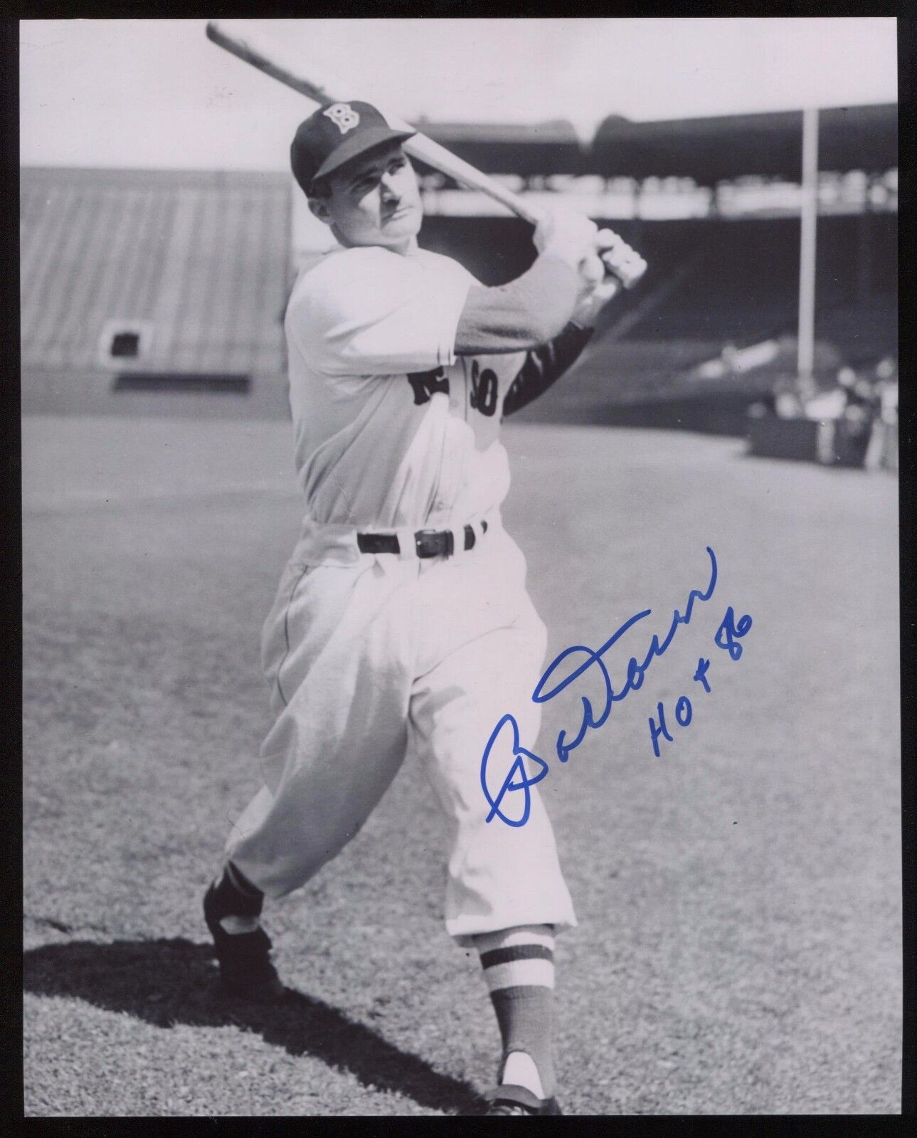 Bob Doerr Signed 8x10 Photo Poster painting Autographed Baseball Red Sox Photo Poster paintinggraph Hall of Fame