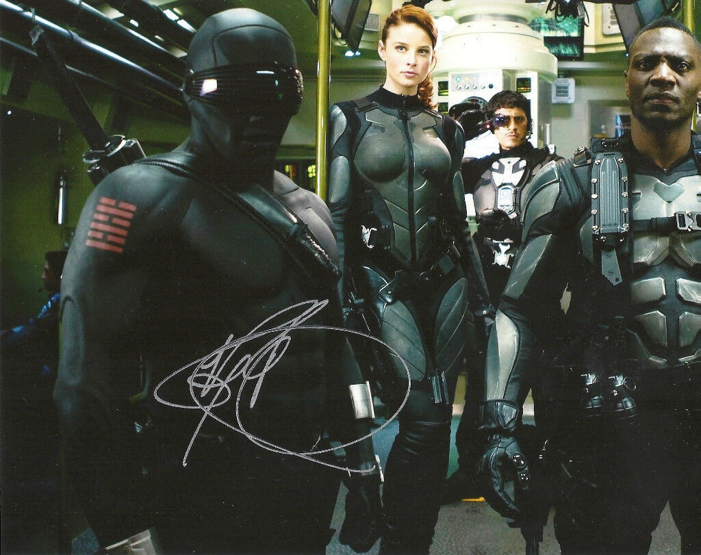 RAY PARK DARTH MAUL GI JOE SNAKE EYES SIGNED 8X10 Photo Poster painting