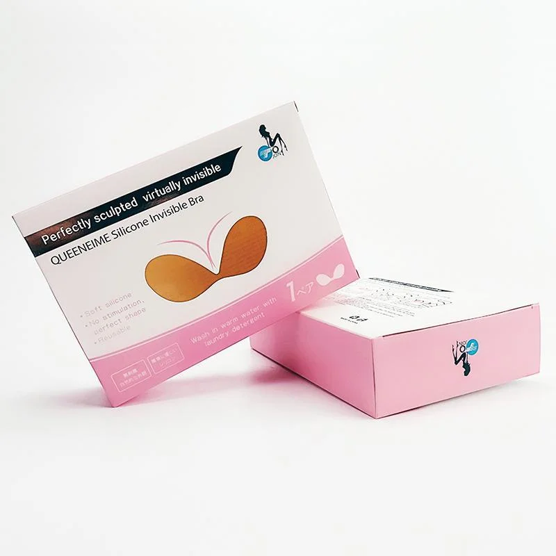 Mango-shaped pull-up and breathable silicone invisible bra