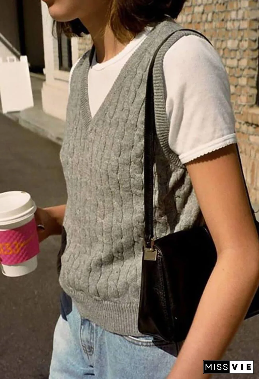 Twist Sweater Vest