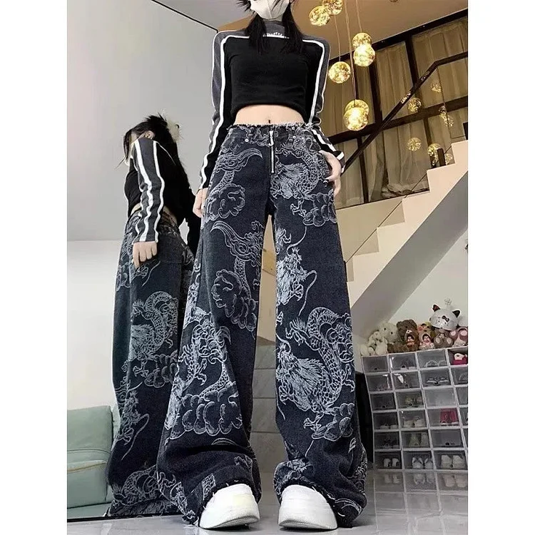 Graffiti Printed Gothic Hip Hop Pant
