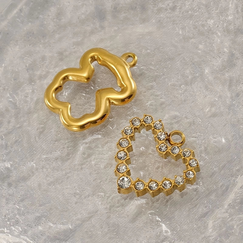 1 Piece 304 Stainless Steel Geometric Pendant