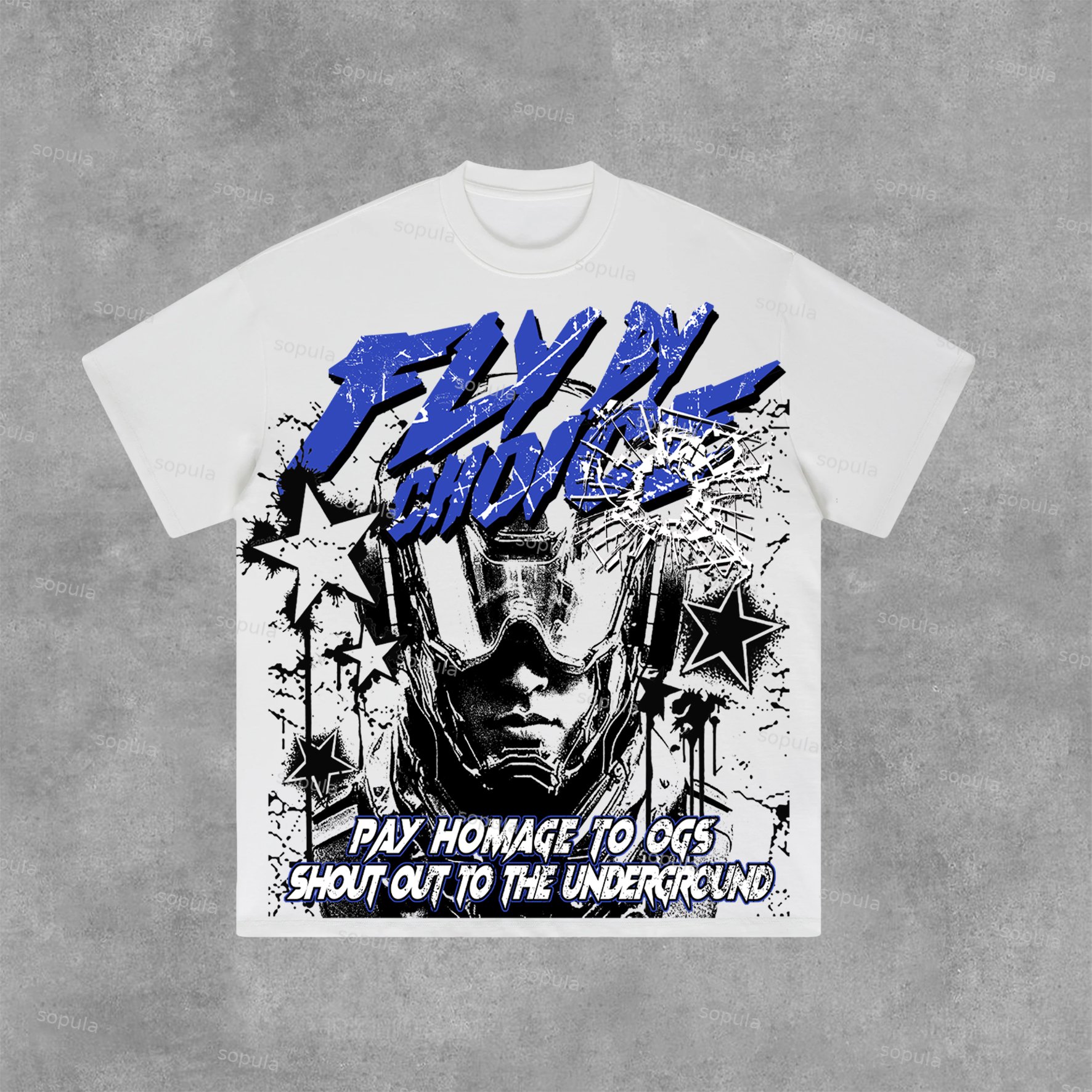 Fly By Choice Graphic Print Cotton T-Shirt - SOPULA