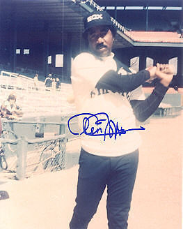 CLEON JONES CHICAGO WHITE SOX ACTION SIGNED 8x10