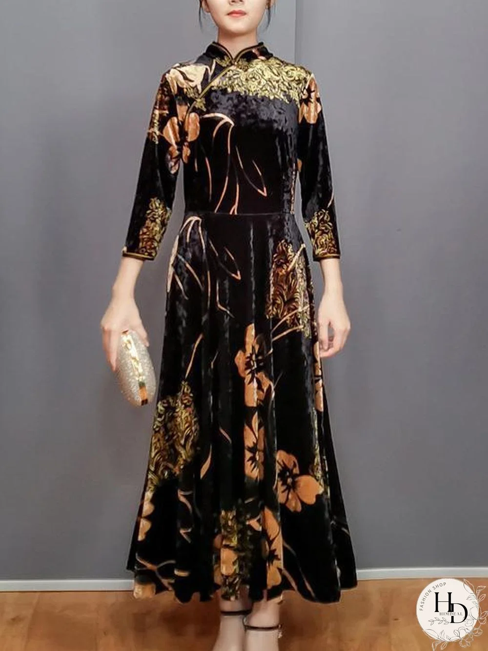 Chinese Style Elegant Loose Cheongsam Dress