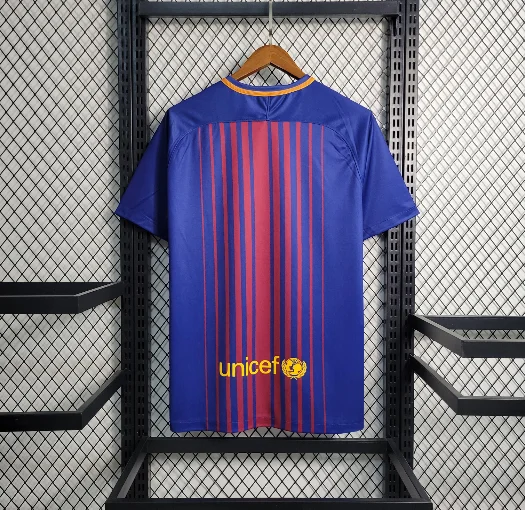 2017-2018 Barcelona Retro Home Football shirt 
