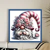 Flower Gnome-18CT Stamped Cross Stitch 30*30cm/11.81*11.81in