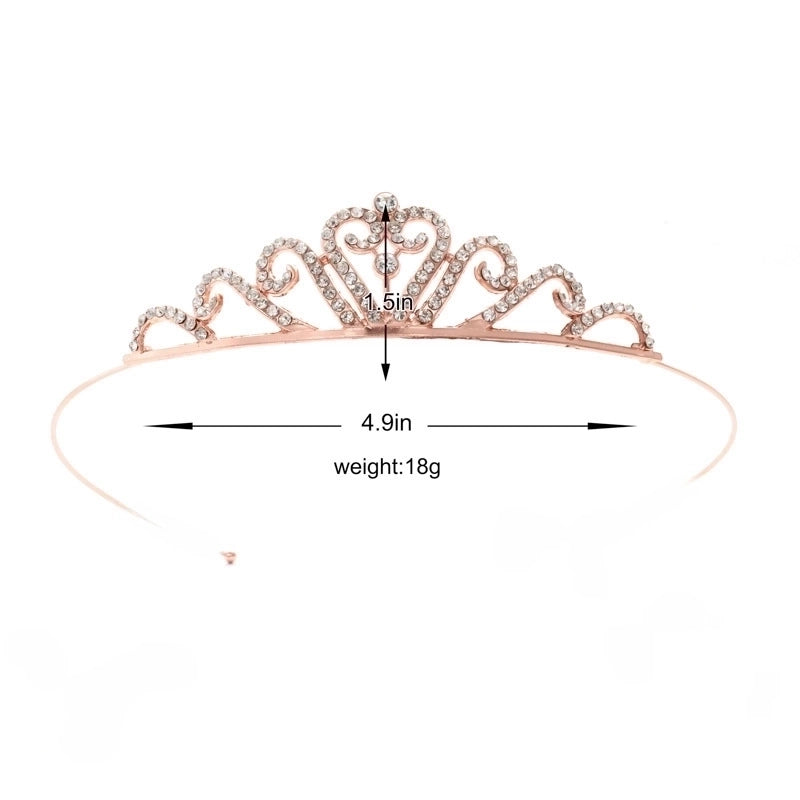 Factory Girl Crown Princess Simple Cute Headband Baby Festival Performance Hair Accessories Bride Crown Wedding Headdress
