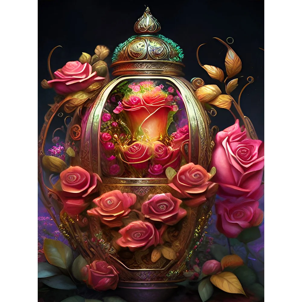 Flower Flower 30*40cm(canvas) full round drill diamond painting