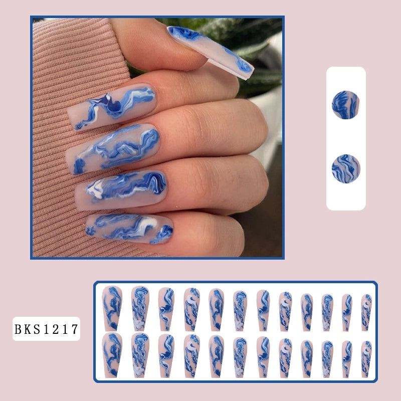 Cute Retro Sweet Cartoon Rose Abs Nail Patches 1 Set