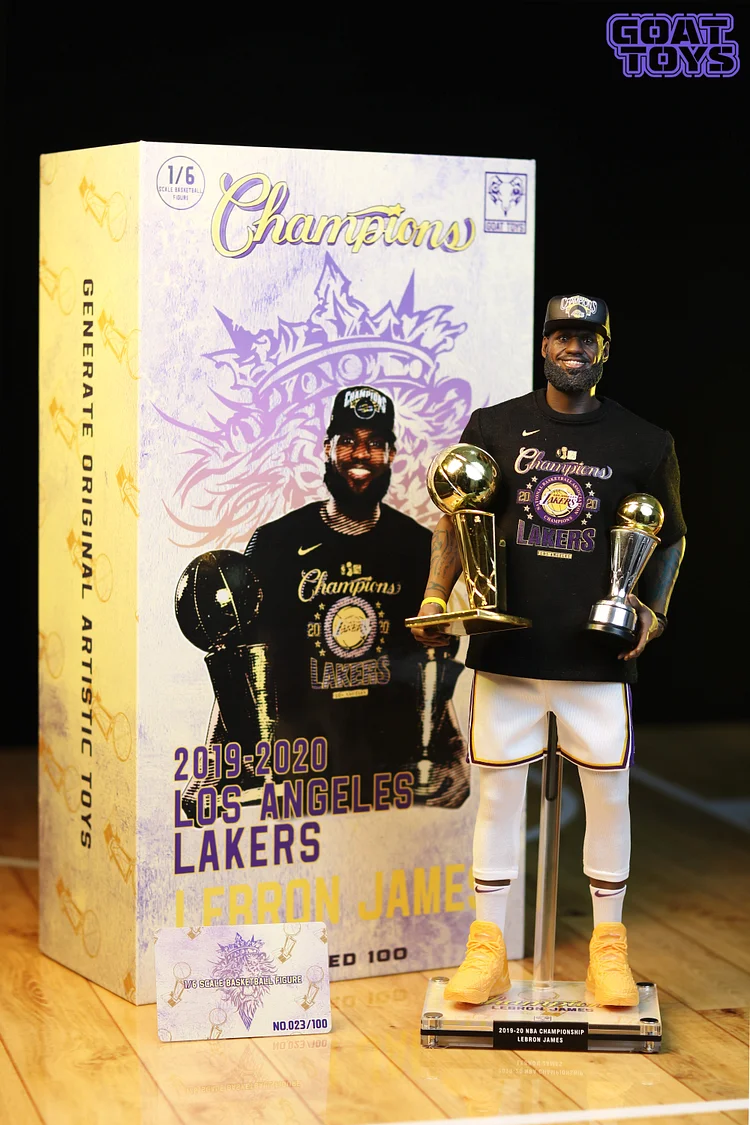 NBA Lakers LeBron James Real Masterpiece Special Edition 1:6 Scale Action  Figure