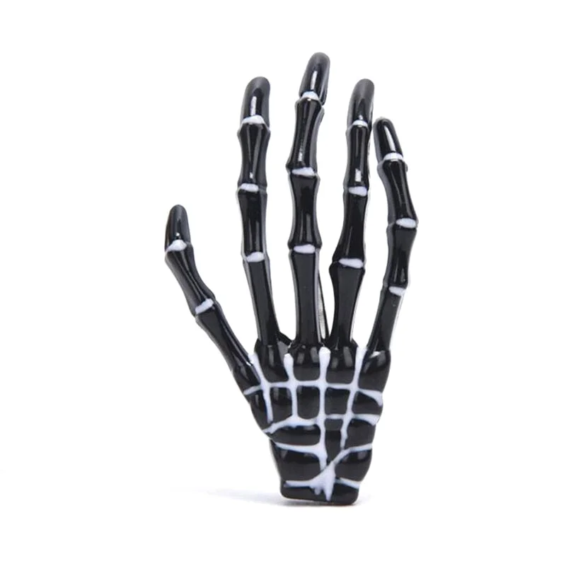 1pcs Girls Halloween Hairpin Gothic Punk Zombie Skeleton Hand Clips Skull Barrette Women Fashion Hair Accessories