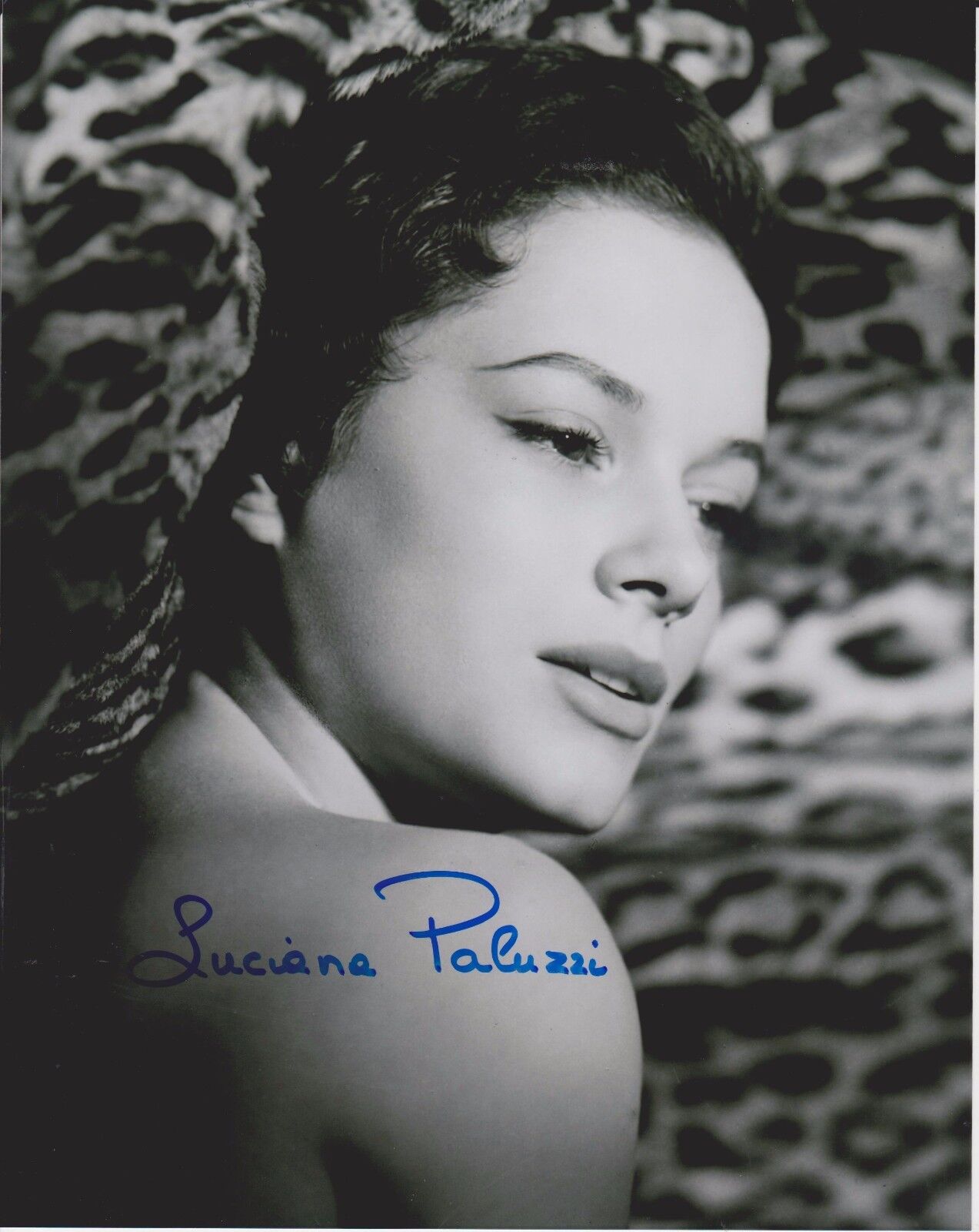 Luciana Paluzzi 3 Original Autographed 8X10 Photo Poster painting